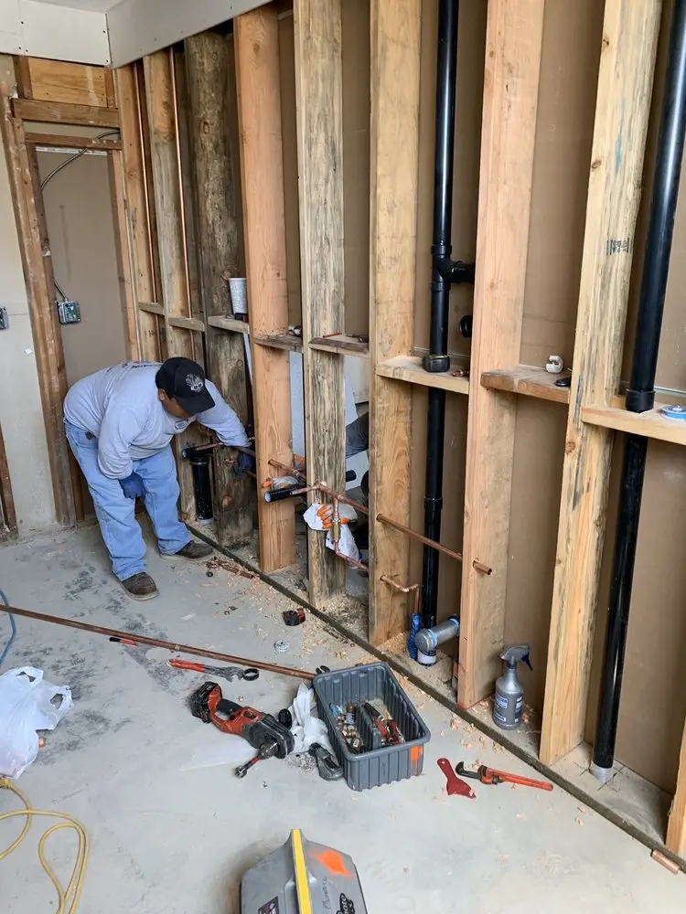 Commercial rough-in plumbing for Trenchless Sewer Repair in Andover